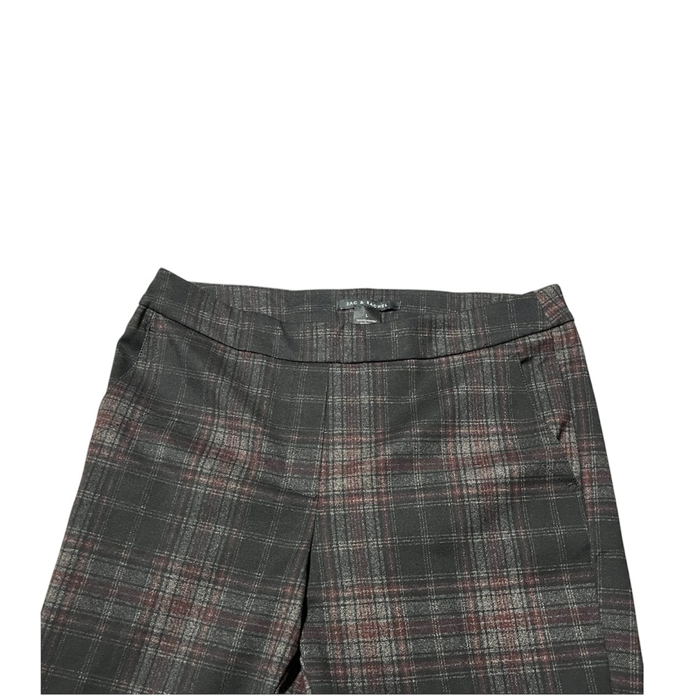 Zac & Rachel•Red & Black Tapered Trousers - Picture 4 of 7